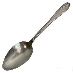 Vintage 1847 Rogers Bros Daffodil Silver Plate Table Spoon 7.5" Replacement